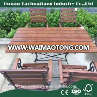 2017 New Outdoor Classical Cafe Table & Chairs Made of Bamboo