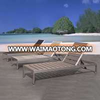 Hotel swimming pool polywood outdoor furniture lounger chair beach sun lounge